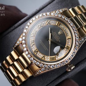 Rolex Day-Date 18K Yellow Gold Myriad Dial