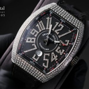 Franck Muller Vanguard V45 Diamonds Black Dial