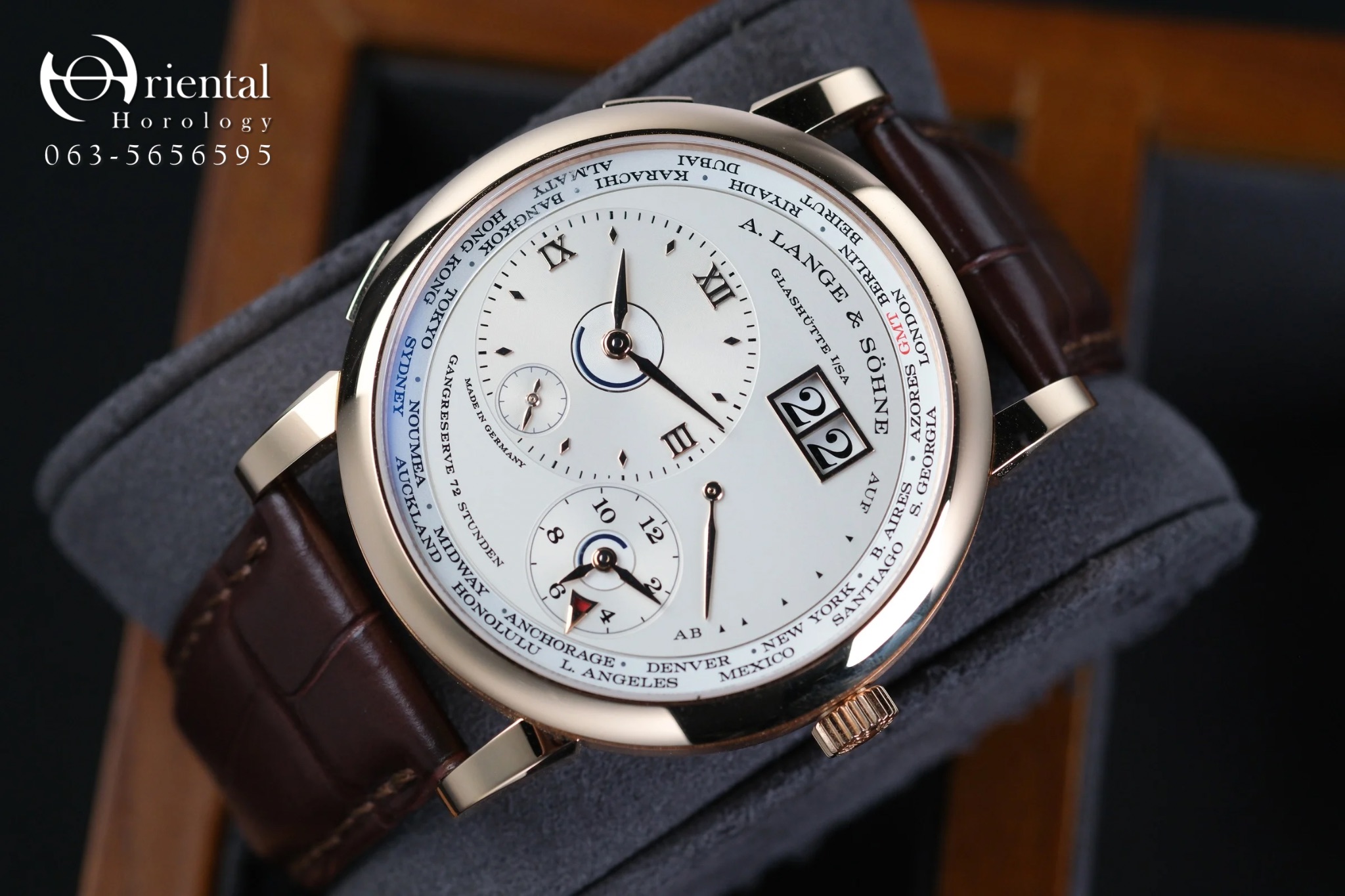A.Lange & Sohne Lange 1 Time Zone Pink Gold - Image 3