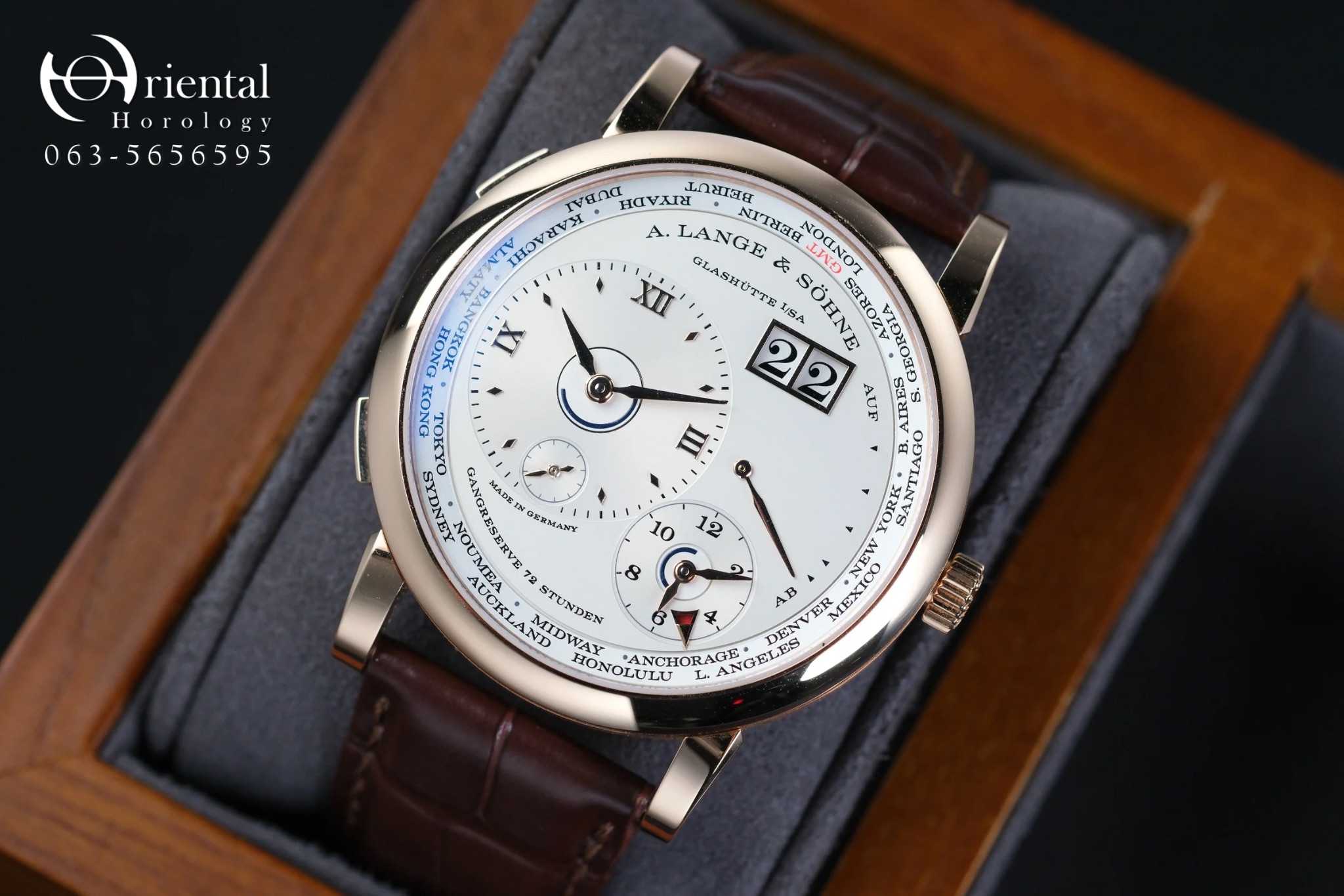 A.Lange & Sohne Lange 1 Time Zone Pink Gold - Image 4