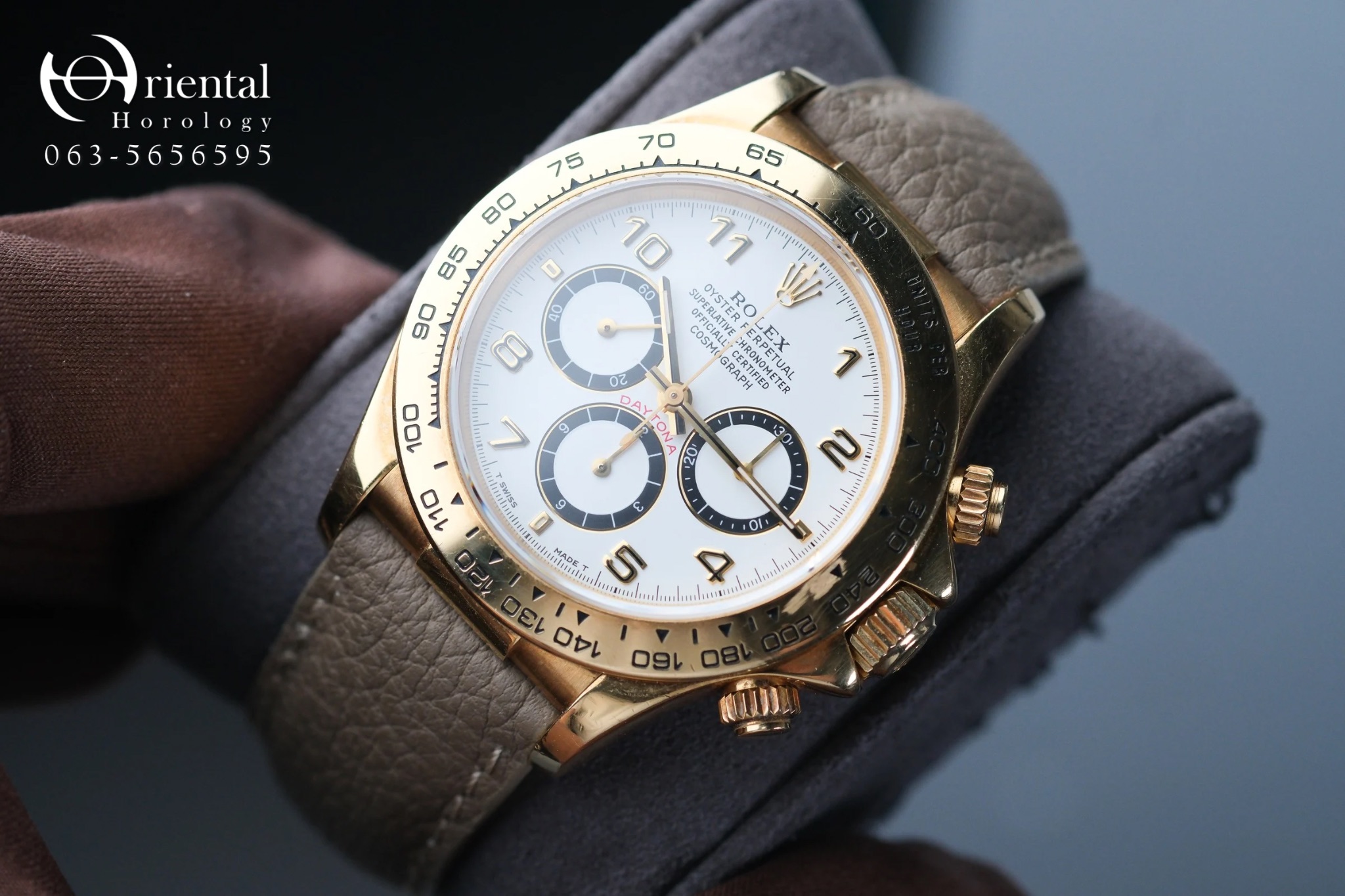 Rolex Daytona Zenith 18K Yellow Gold