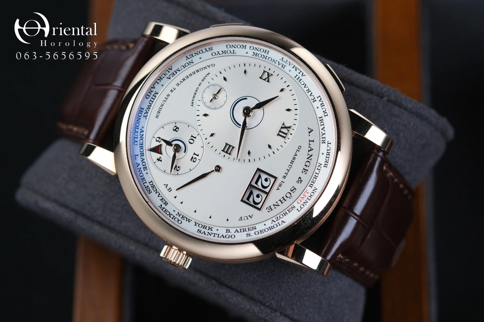 A.Lange & Sohne Lange 1 Time Zone Pink Gold - Image 2
