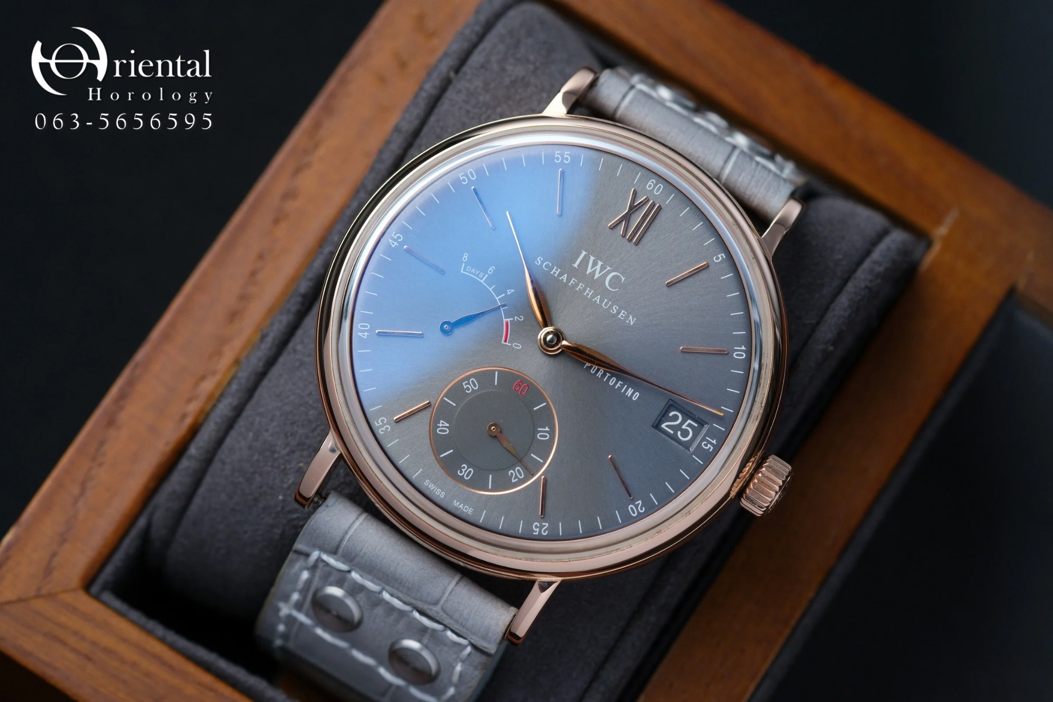 IWC Portofino Hand-Wound 8 Days Rose Gold - Image 4