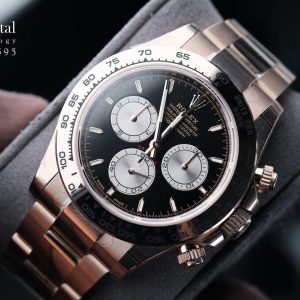 Rolex Daytona Black Dial Rose Gold