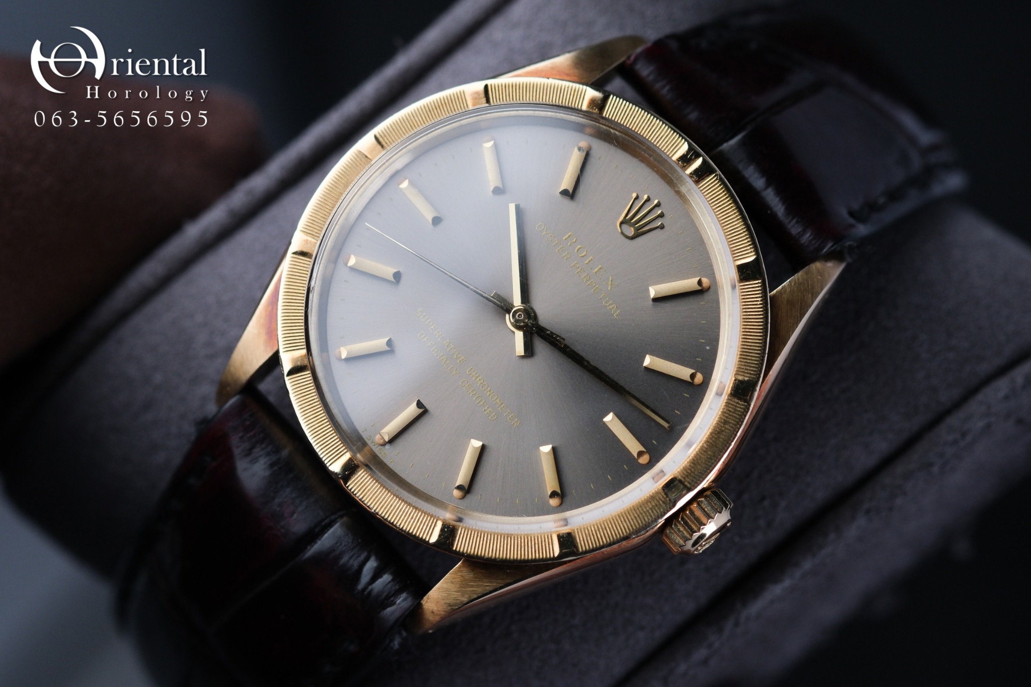 Rolex Oyster Perpetual 1005 14K Yellow Gold - Image 3