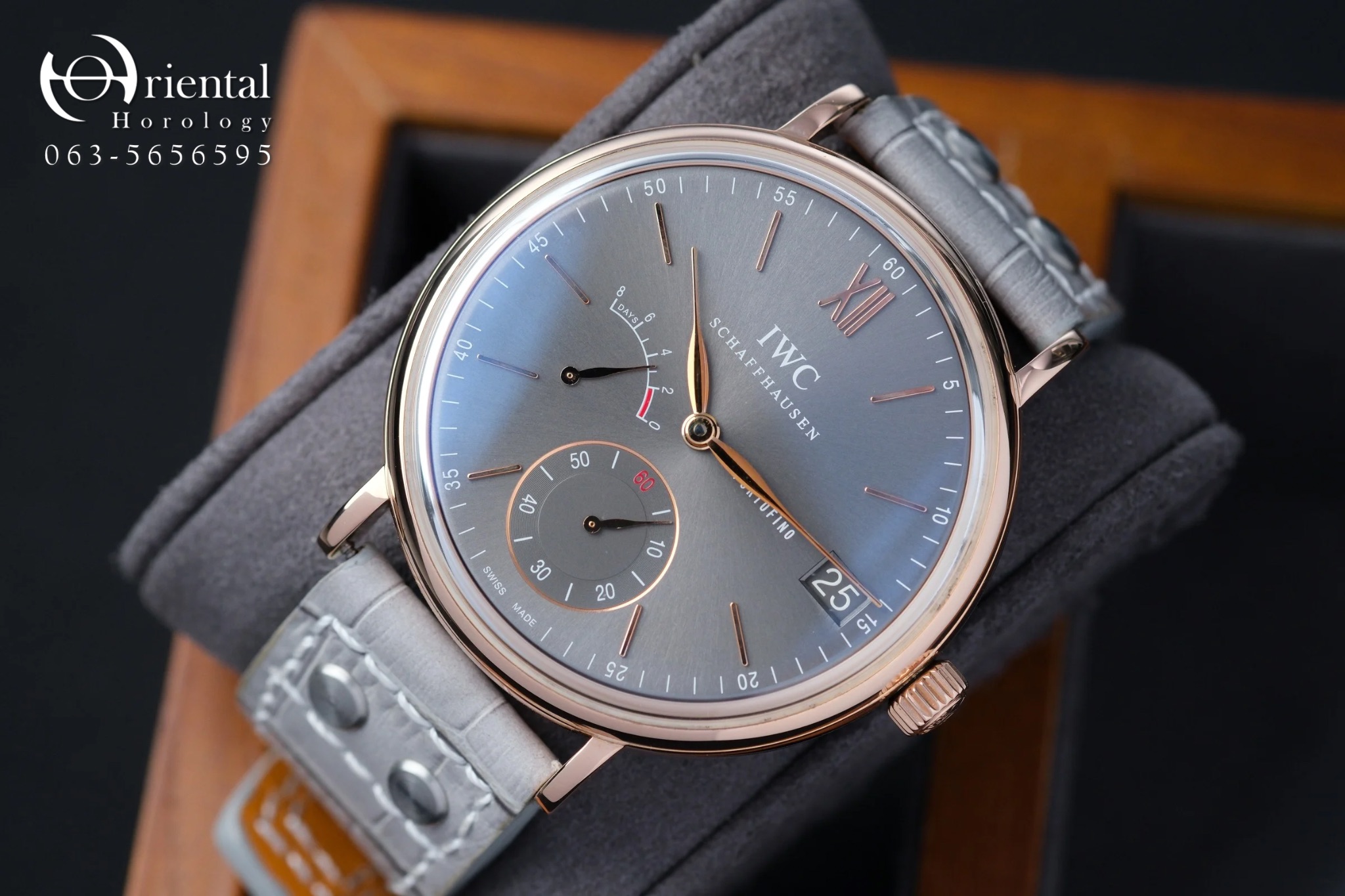 IWC Portofino Hand-Wound 8 Days Rose Gold