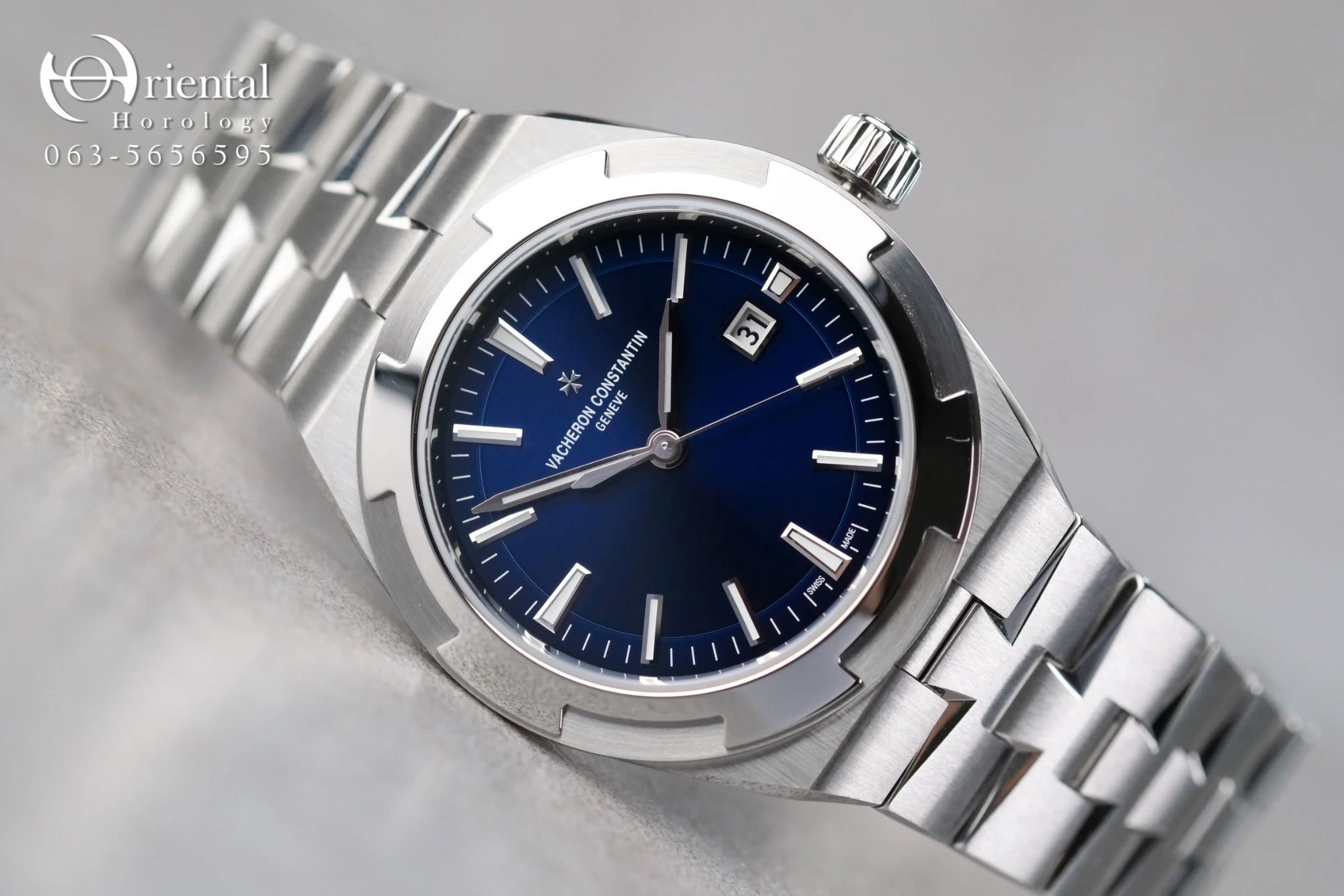 VC Overseas 4600V Blue dial
