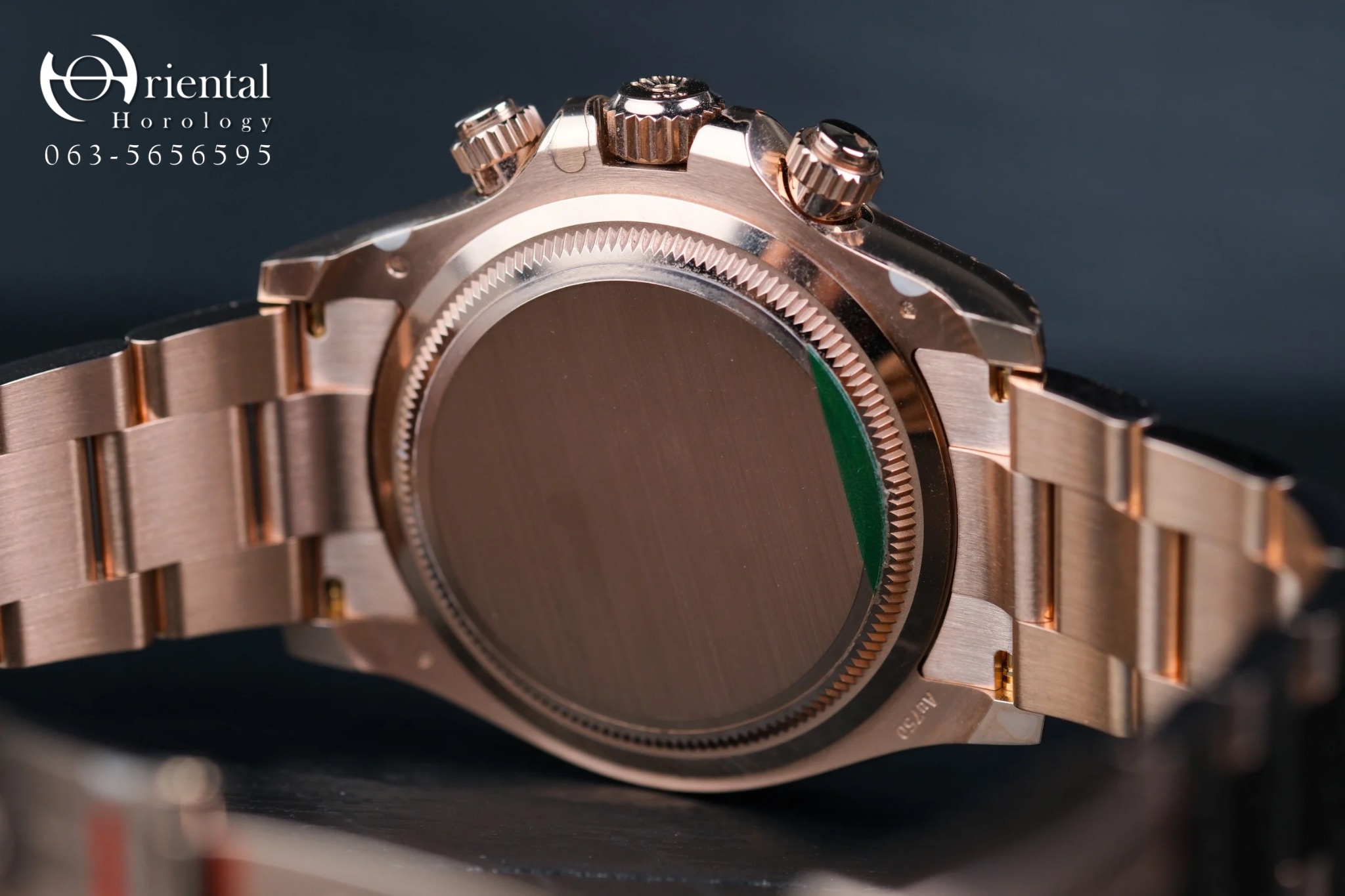 Rolex Daytona Black Dial Rose Gold - Image 7