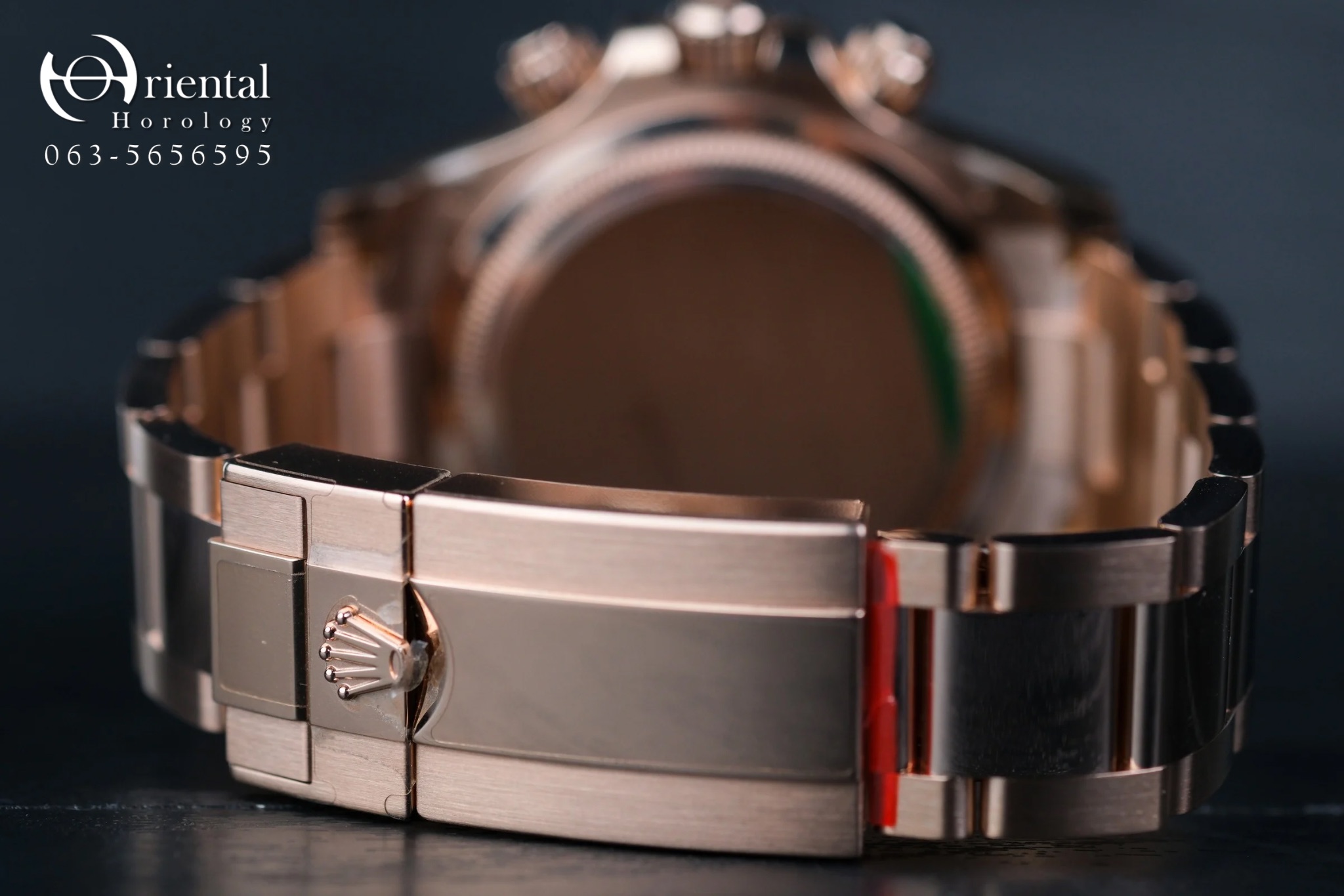 Rolex Daytona Black Dial Rose Gold - Image 8