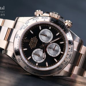 Rolex Daytona Black Dial Rose Gold