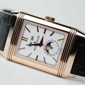 JLC Reverso Tribute Calendar Rosegold 18K