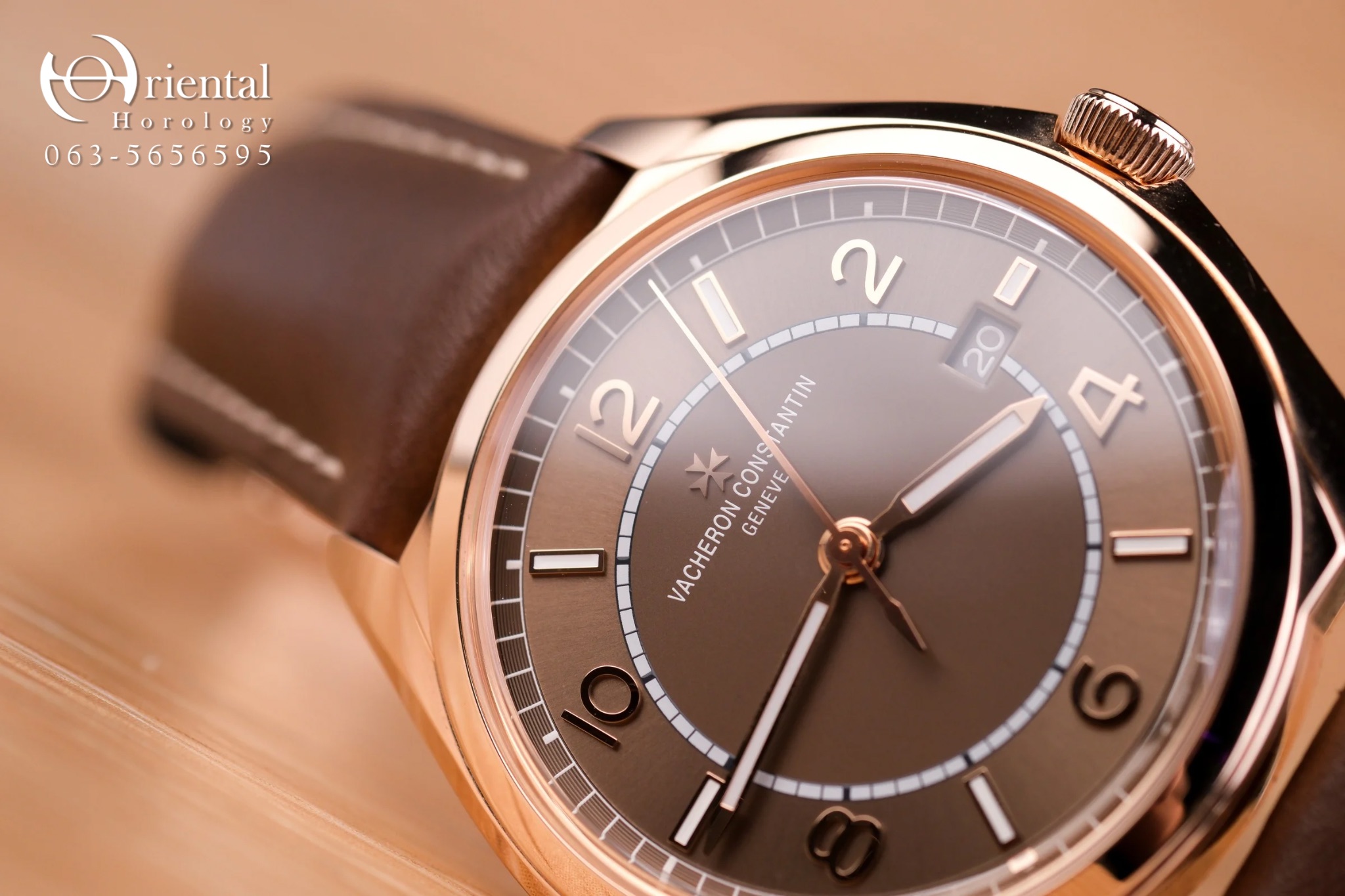 VC Fiftysix Pink Gold Chocolate Dial - Image 2