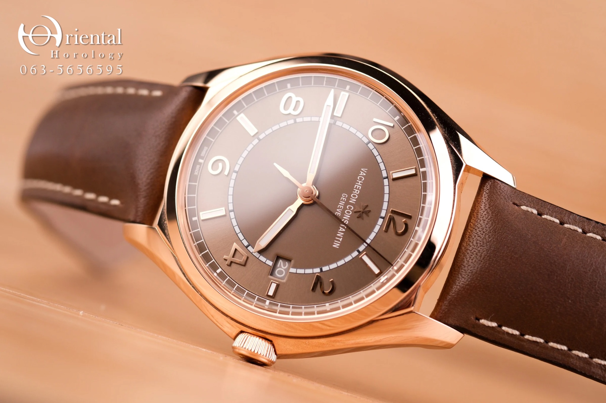 VC Fiftysix Pink Gold Chocolate Dial - Image 3