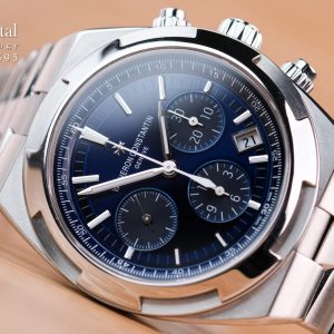 VC Overseas Chronograph Blue Dial