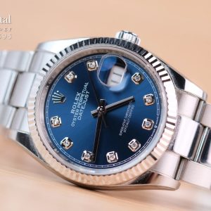 Rolex Datejust 36 Diamonds Blue Dial