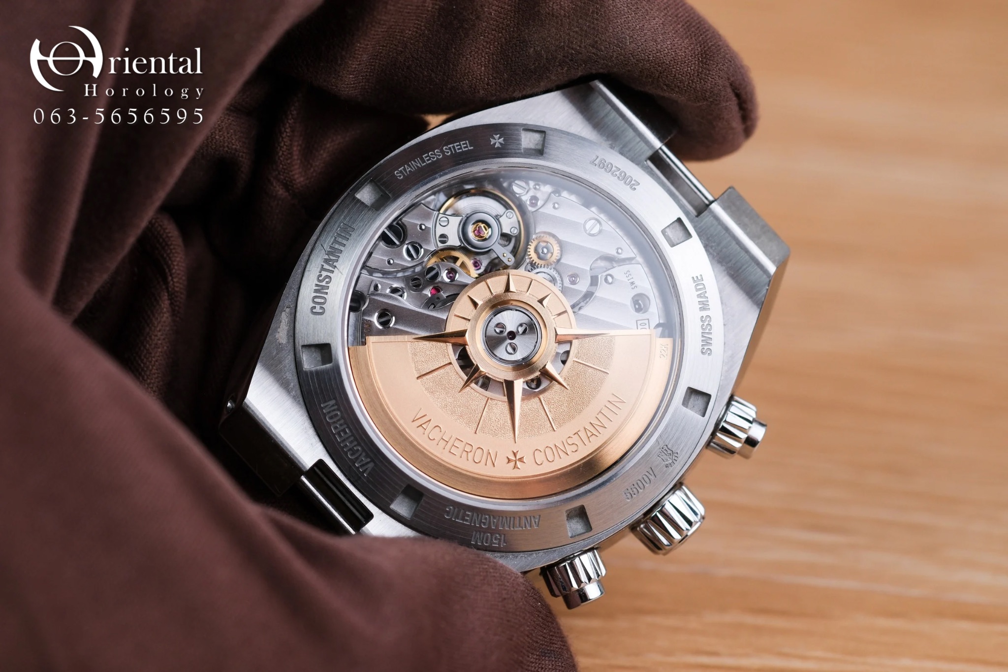 VC Overseas Chronograph Blue Dial - Image 7