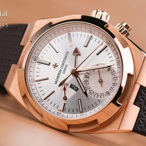 VC Oversea Dual Time 18K Rose Gold