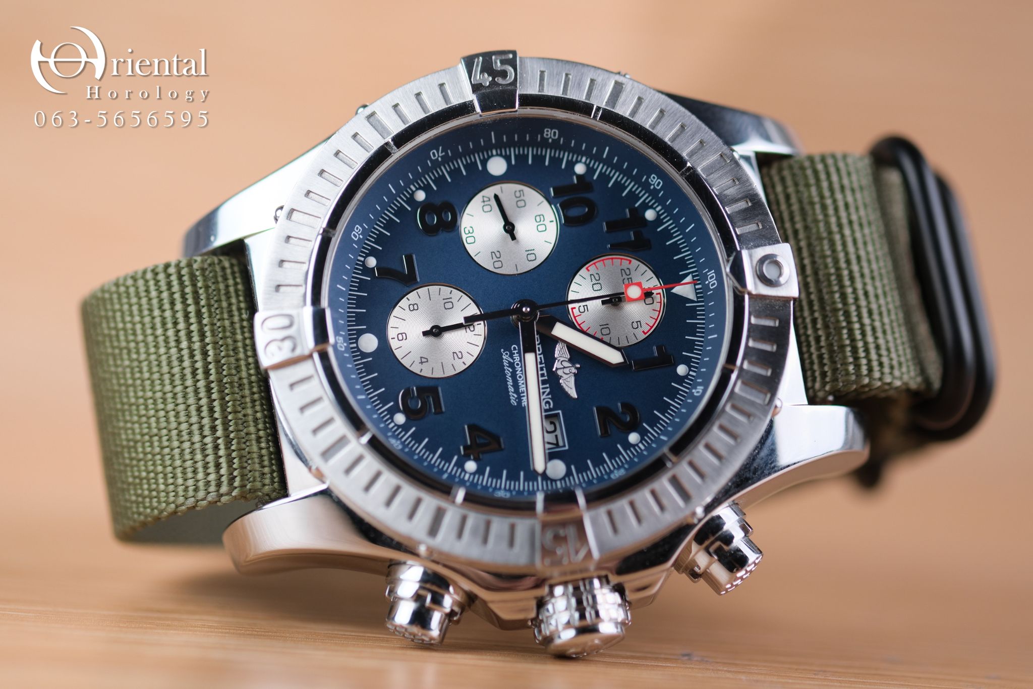 Breitling Super Avenger Blue Dial - Image 2