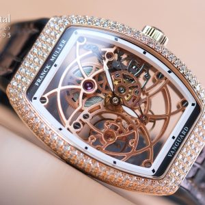 Franck Muller Vanguard Lady Skeleton Full Diamonds