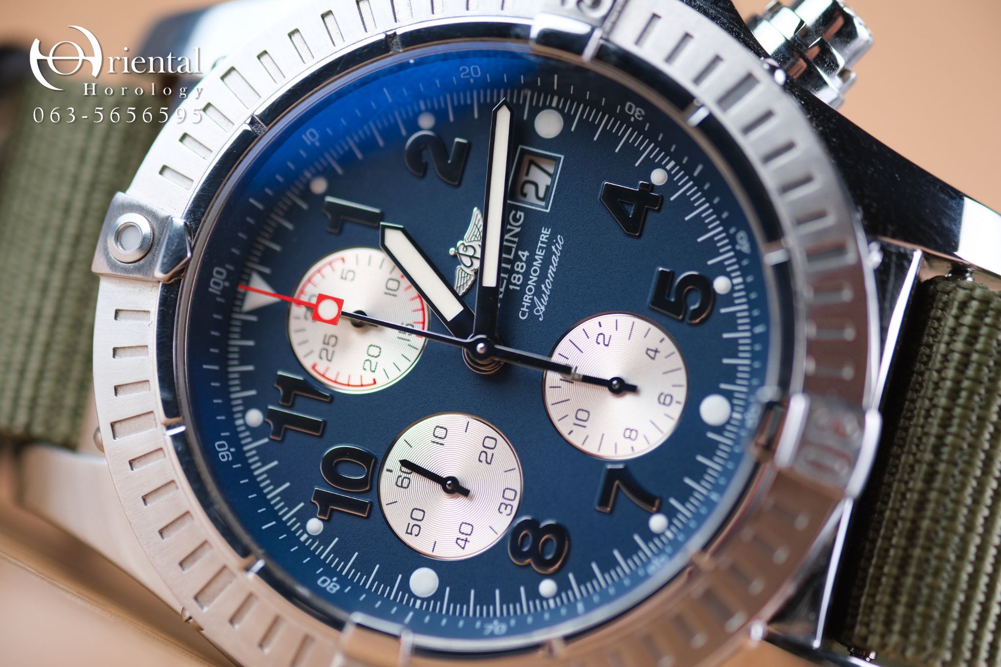 Breitling Super Avenger Blue Dial - Image 5