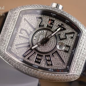 Franck Muller V45 Vanguard Pave Diamond