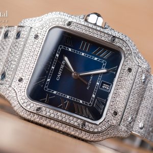Cartier Santos Large Full Diamond