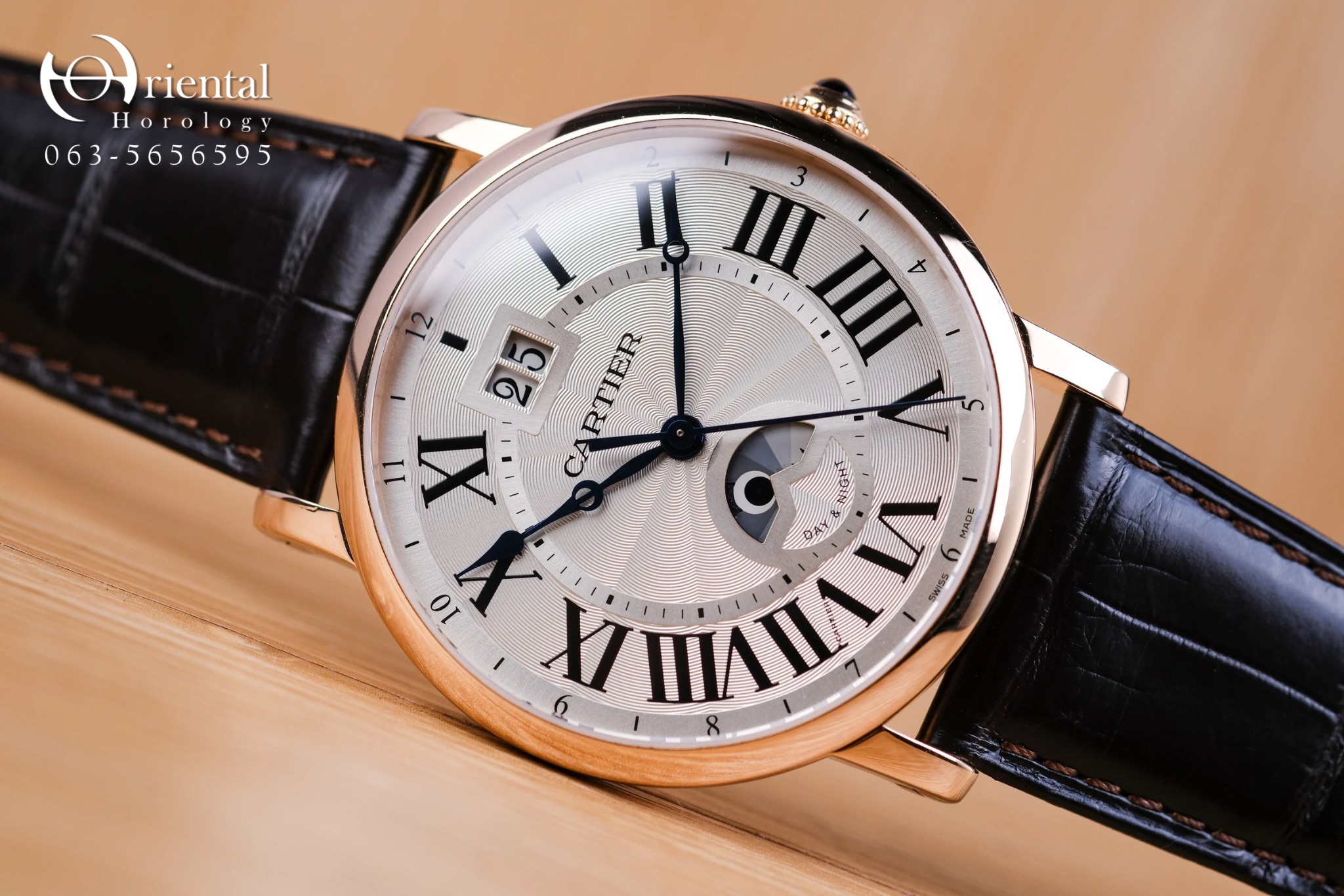 Rotonde De Cartier Large Date Double Time Zone