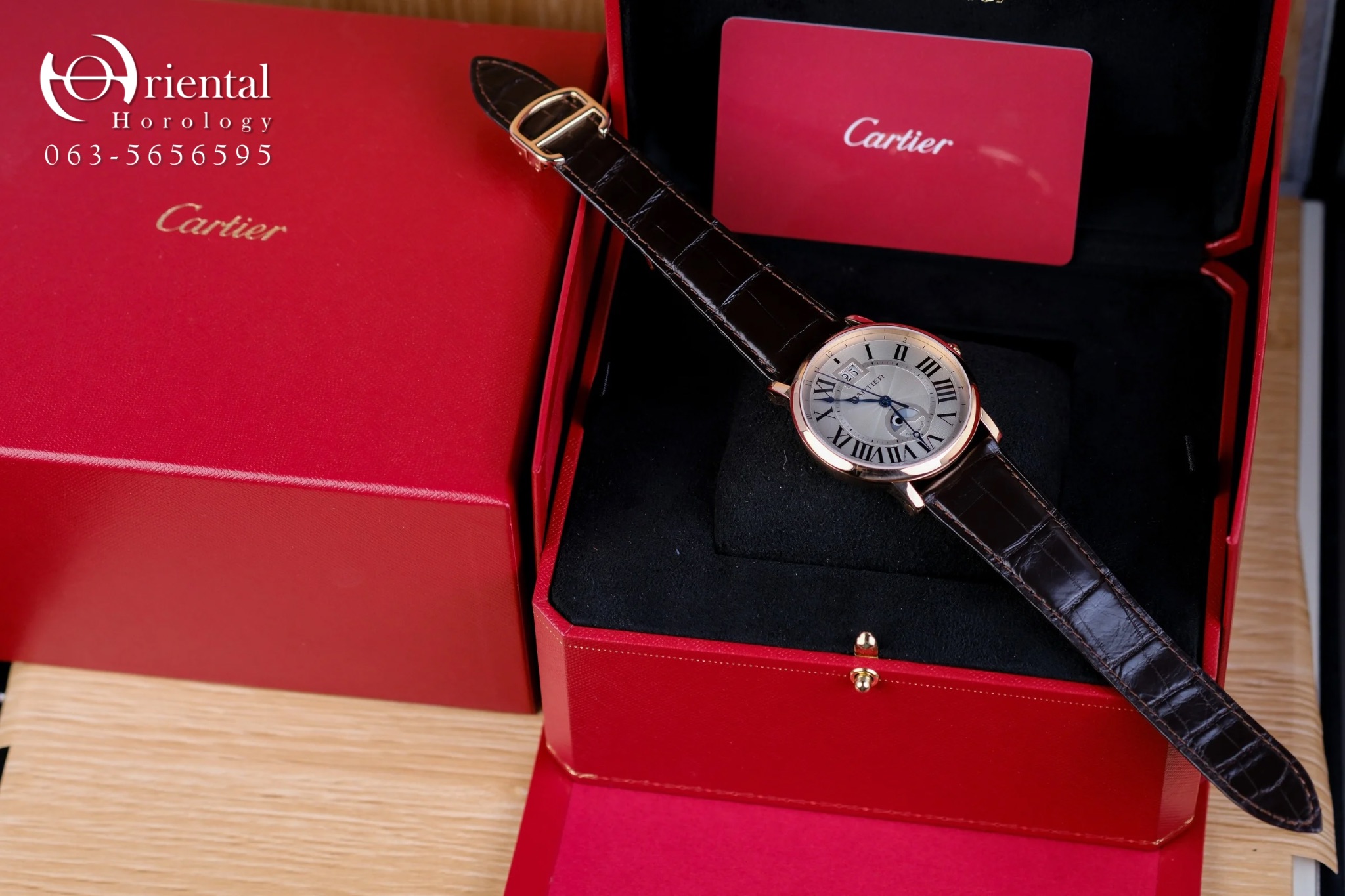 Rotonde De Cartier Large Date Double Time Zone - Image 9