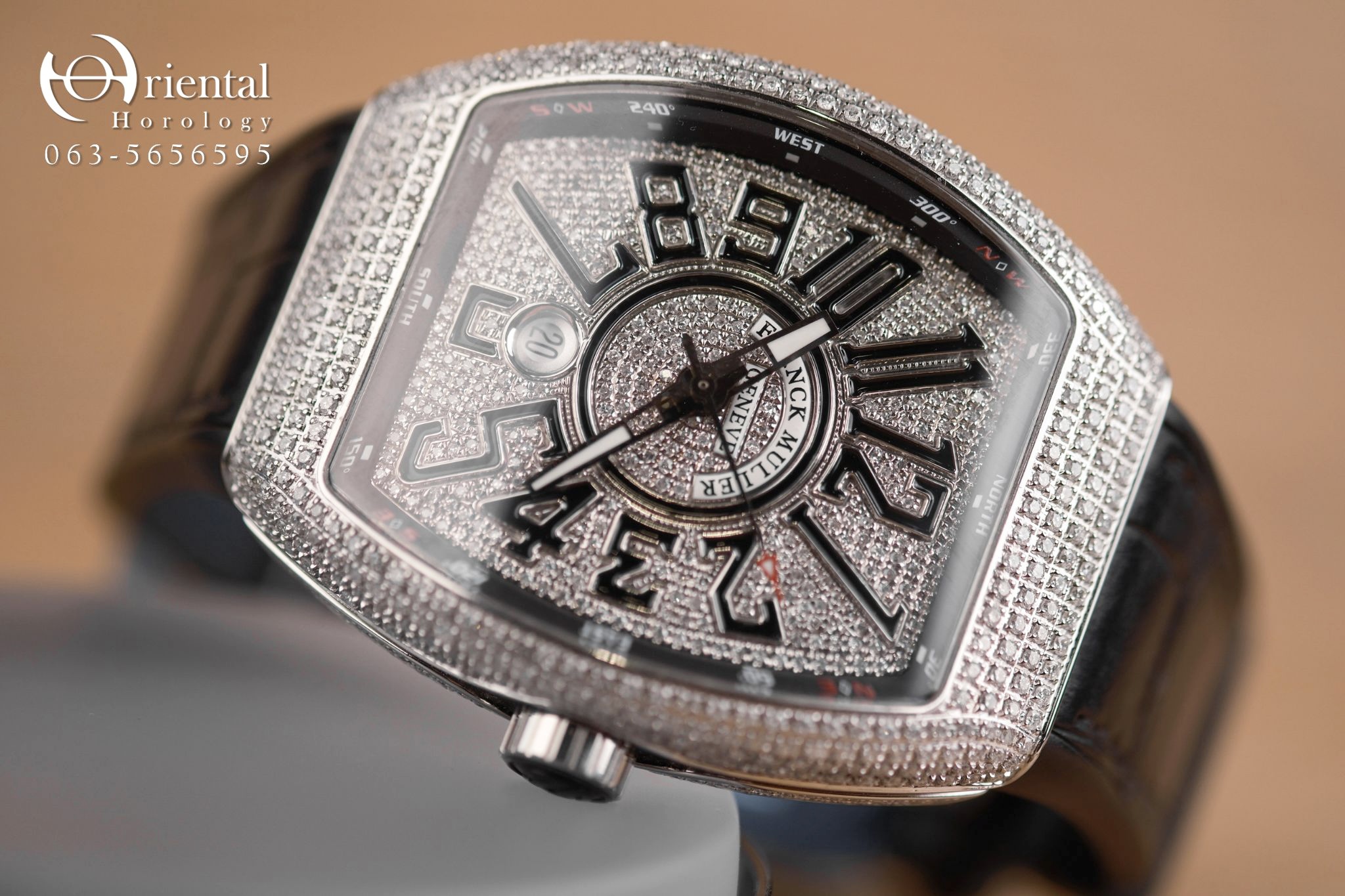 Franck Muller V45 Vanguard Pave Diamond - Image 3