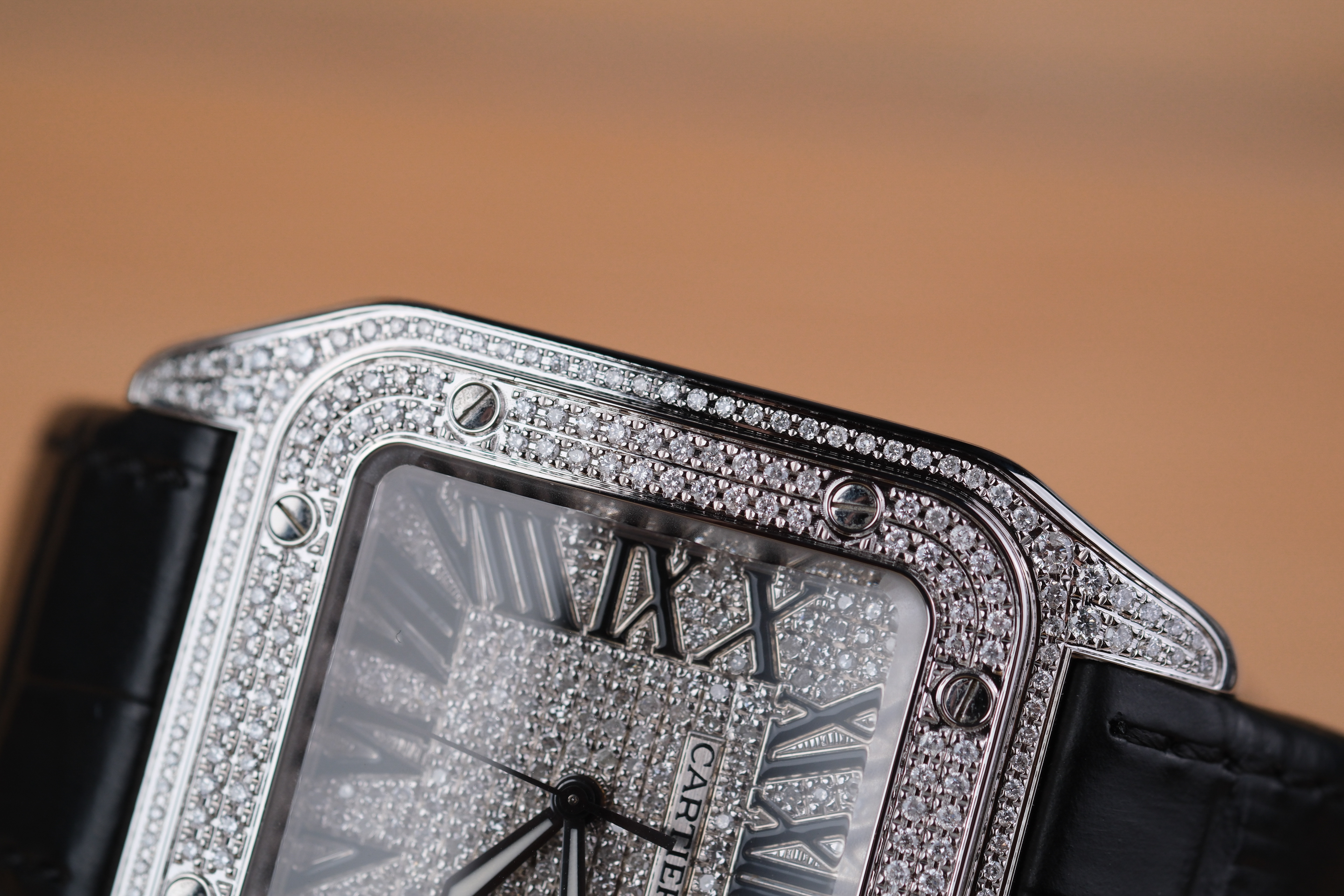 Cartier Santos XL Full Diamonds - Image 3
