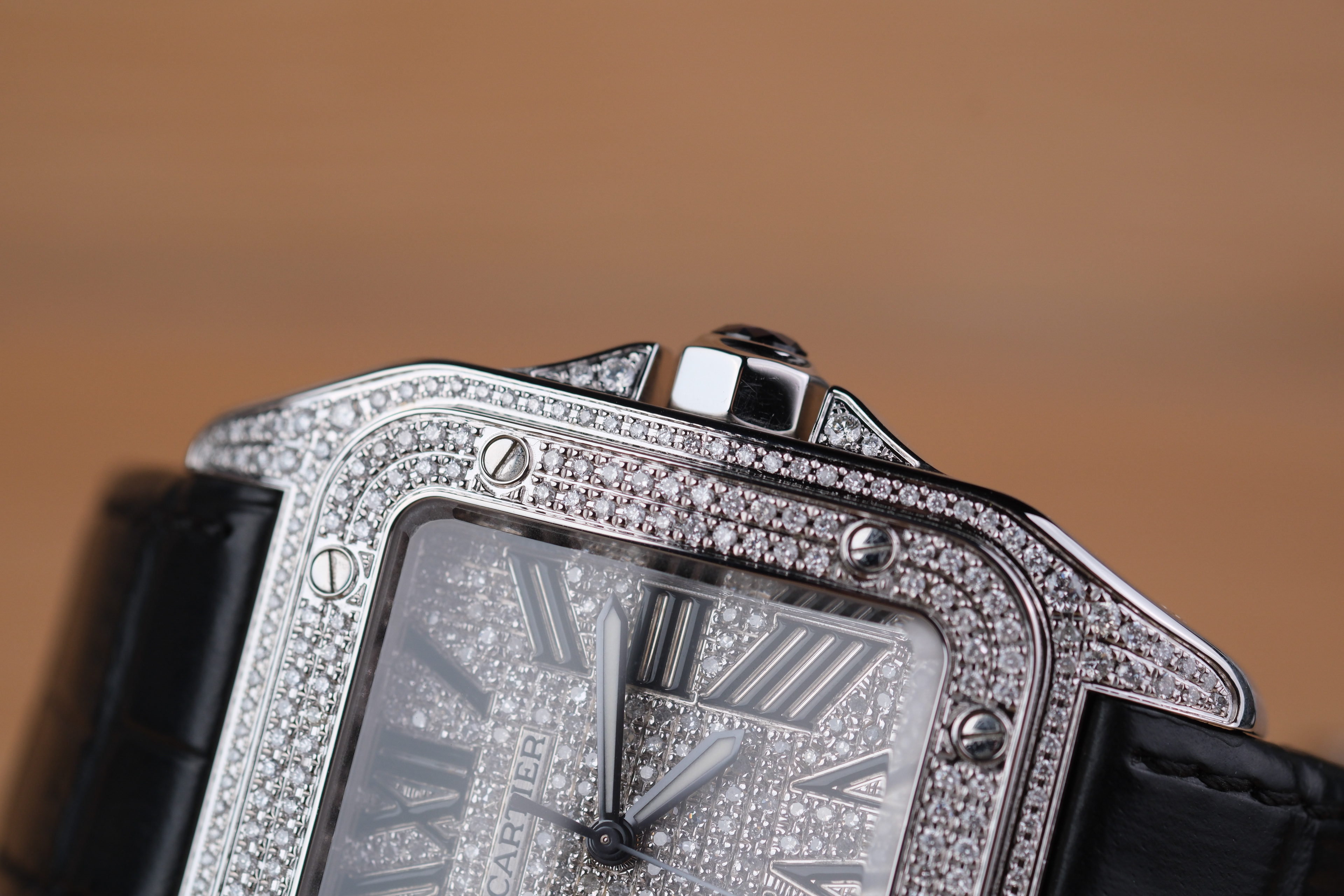 Cartier Santos XL Full Diamonds - Image 5