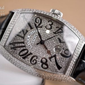 Franck Muller Curvex Large Pave diamond