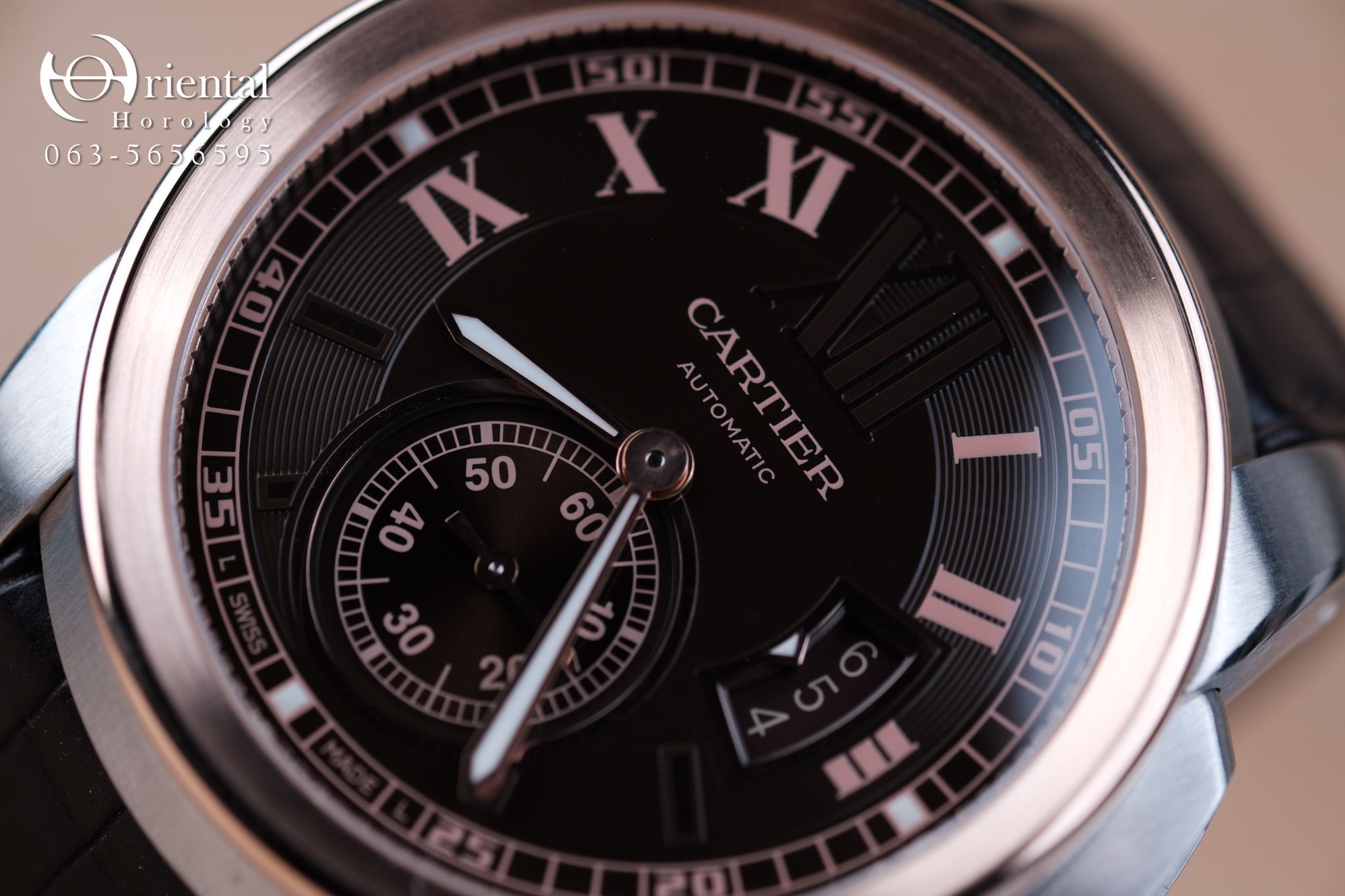 Cartier Calibre De Cartier Chocolate Dial - Image 2