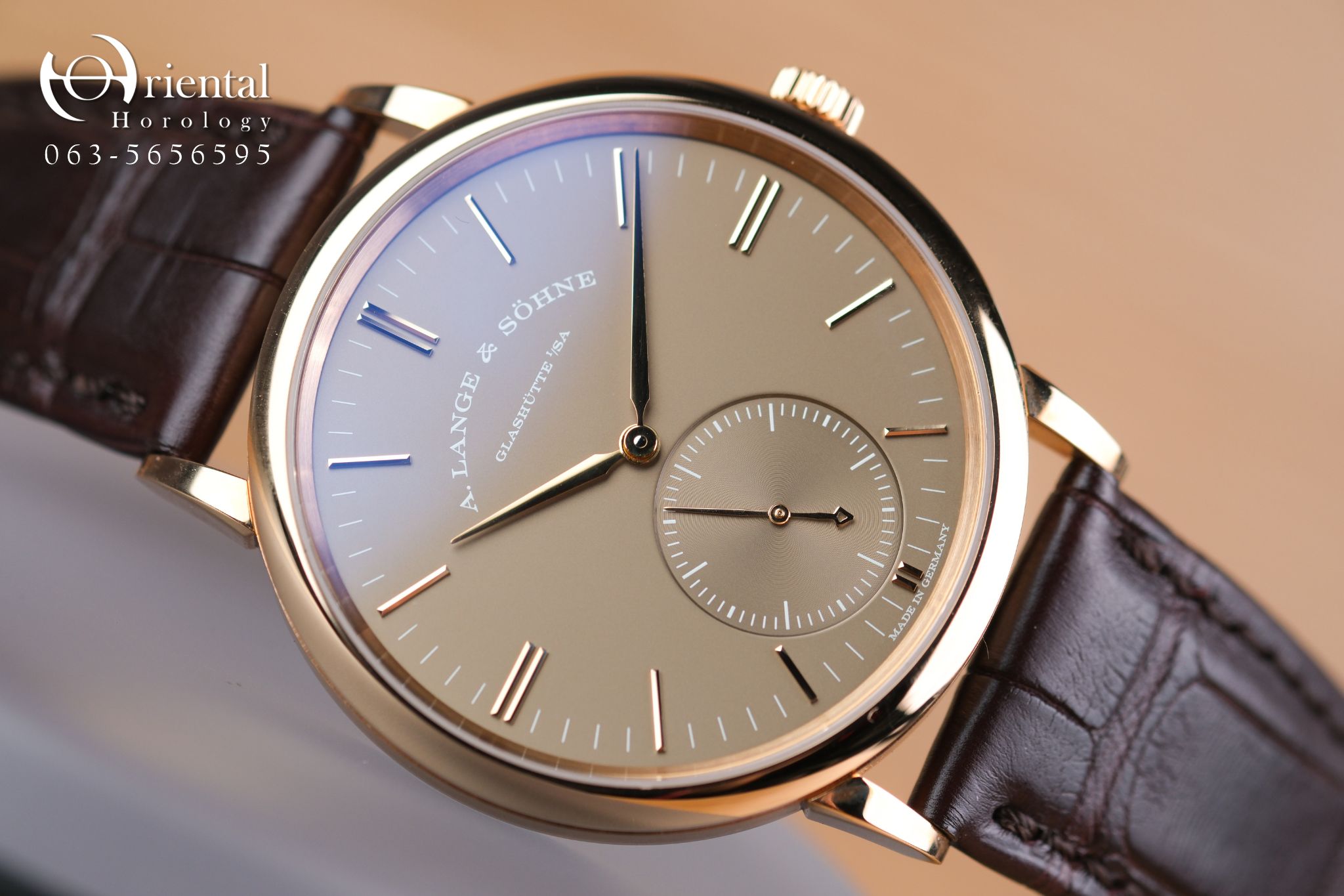 A. Lange & Söhne Saxonia Automatic Terra Brown Dial