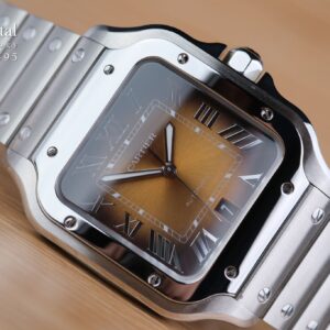 Cartier Santos Large Brown Dial