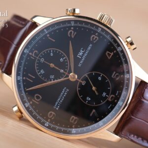 IWC Portuguese Chrono-Rattrapante 18K Rose Gold