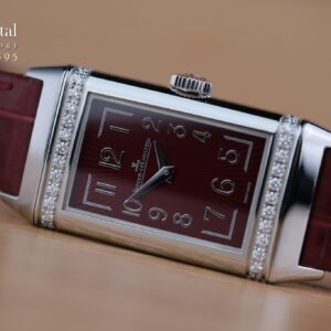 JLC Reverso One Monoface Burgandy