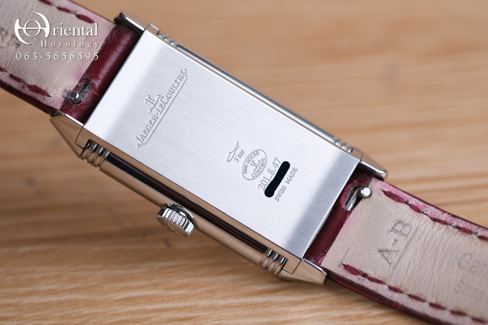 JLC Reverso One Monoface Burgandy - Image 7