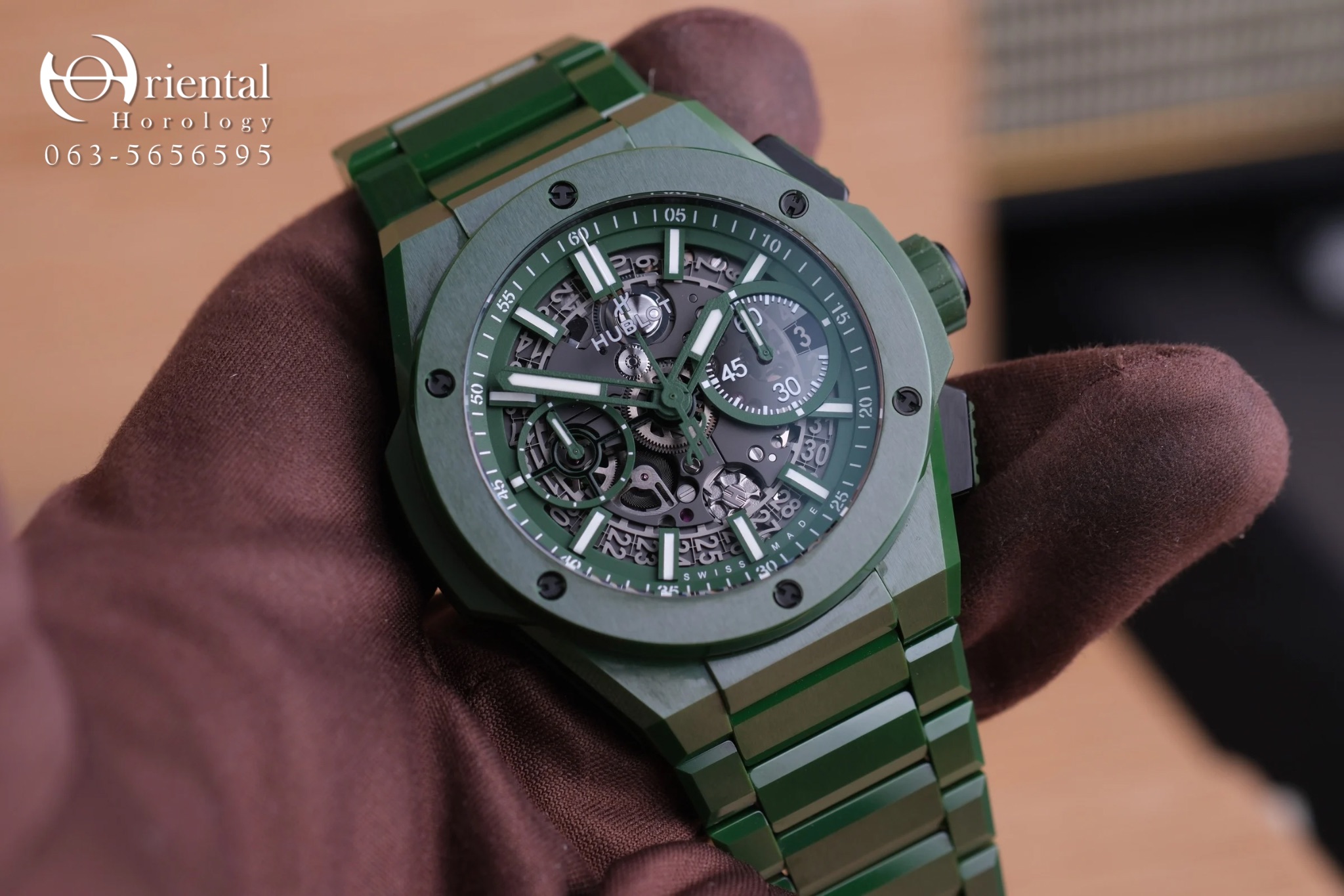 Hublot Big Bang Integral Green Ceramic Limited 250 pcs. - Image 5