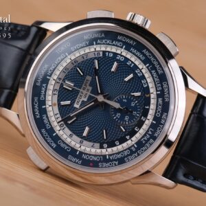 Patek Philippe World Time Chronograph 18K White Gold