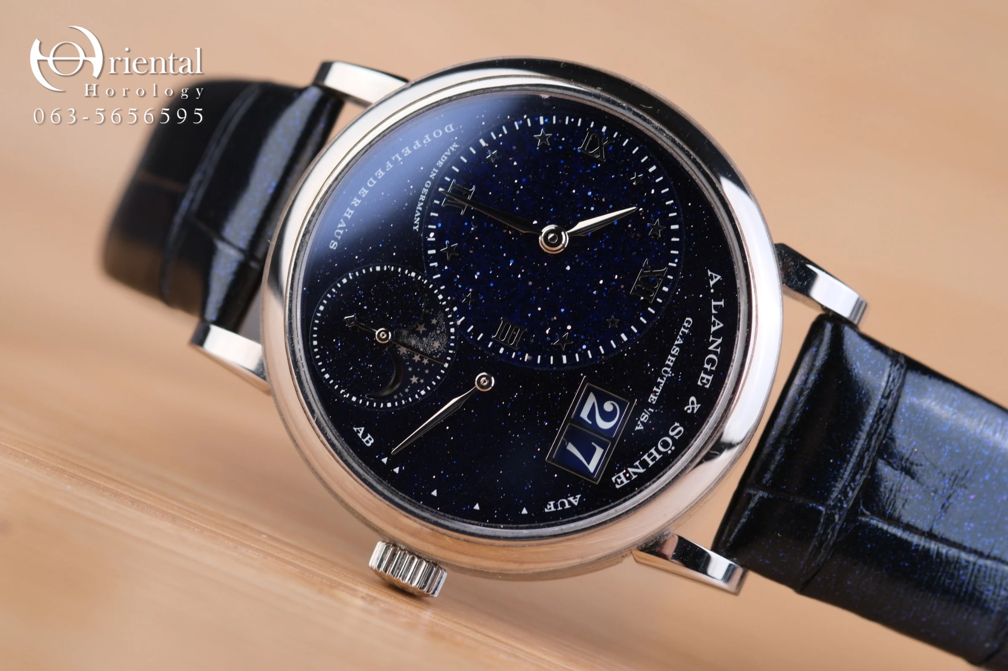 A. Lange & Sohne Little Lange 1 Moon Phase Aventurine - Image 3