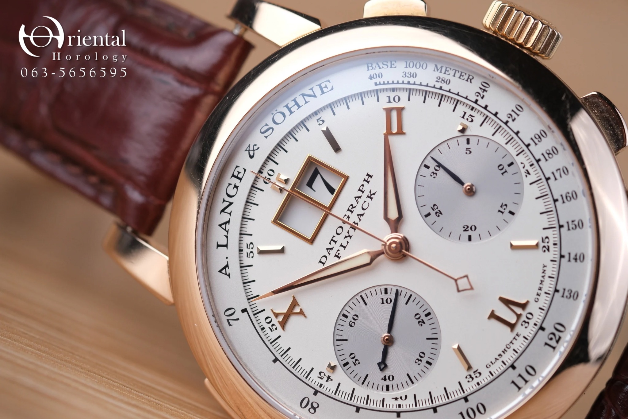 Lange 1st Generation Datograph 18K Rose Gold - Image 2