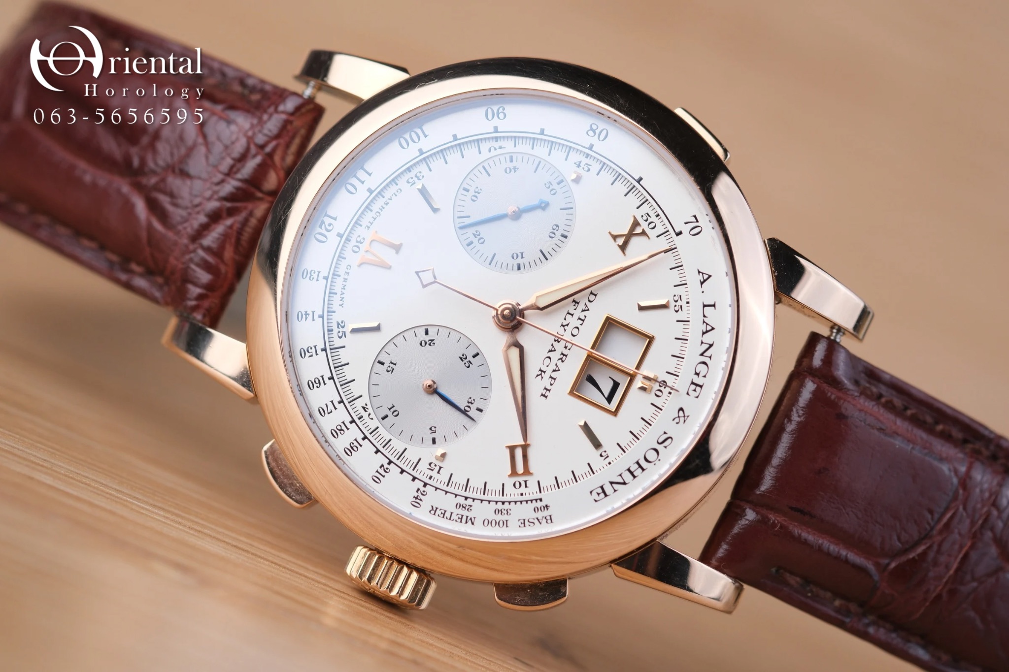 Lange 1st Generation Datograph 18K Rose Gold - Image 3