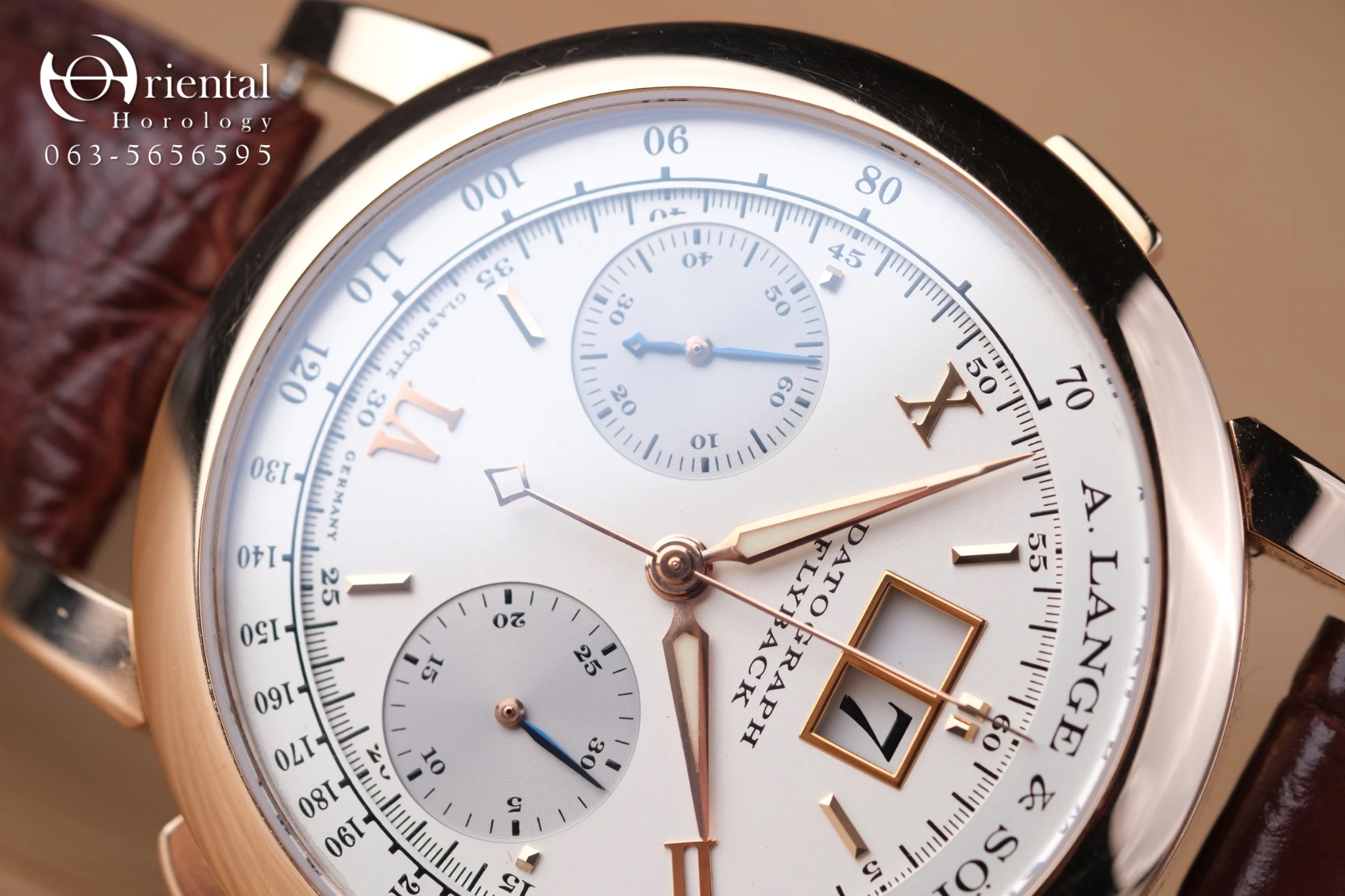 Lange 1st Generation Datograph 18K Rose Gold - Image 4