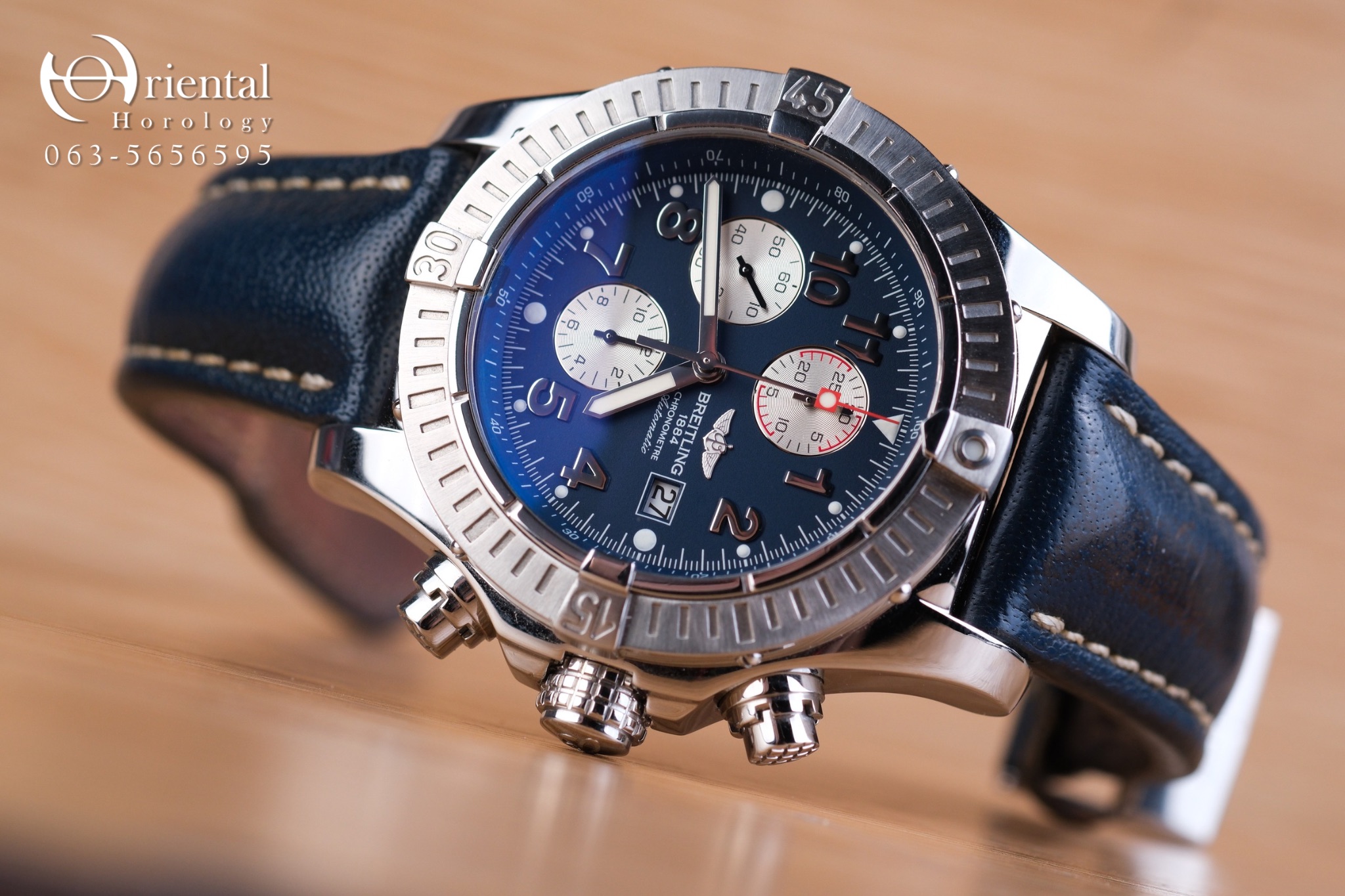 Breitling Super Avenger Blue Dial - Image 4