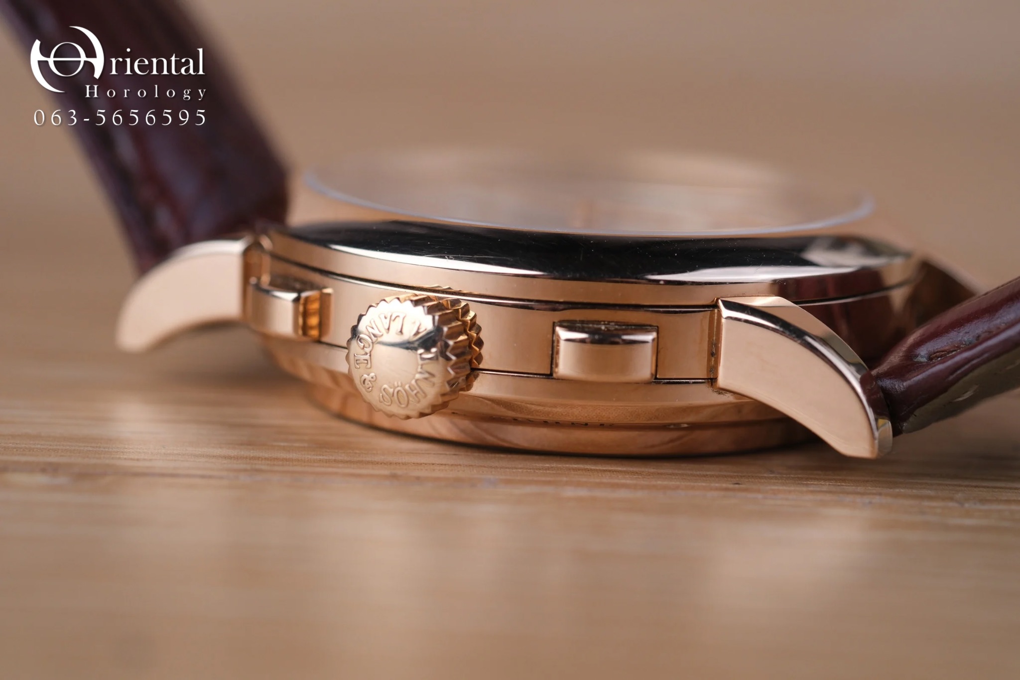 Lange 1st Generation Datograph 18K Rose Gold - Image 6