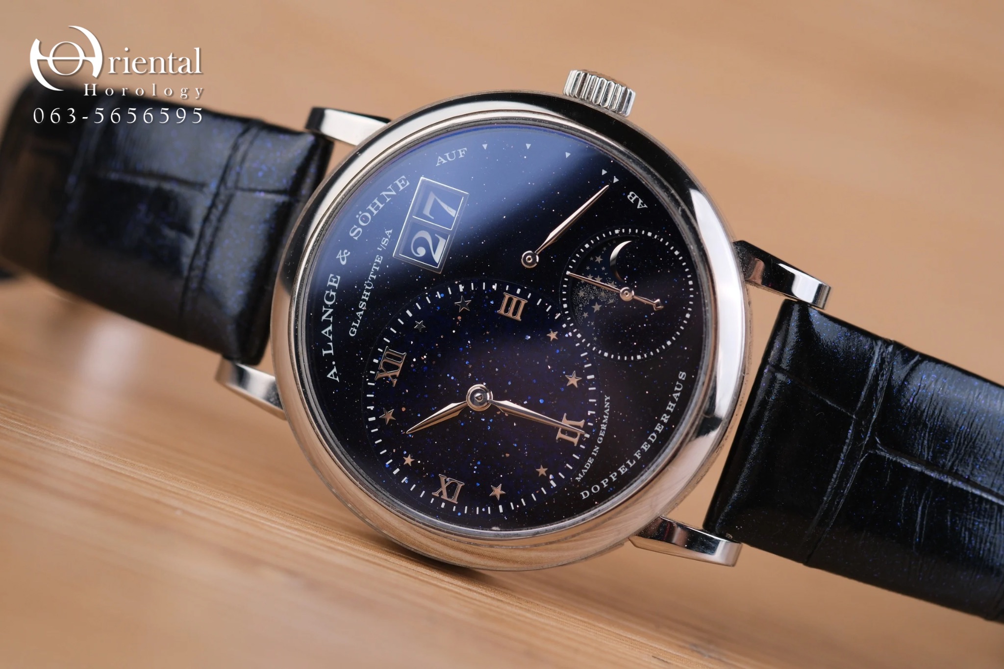 A. Lange & Sohne Little Lange 1 Moon Phase Aventurine