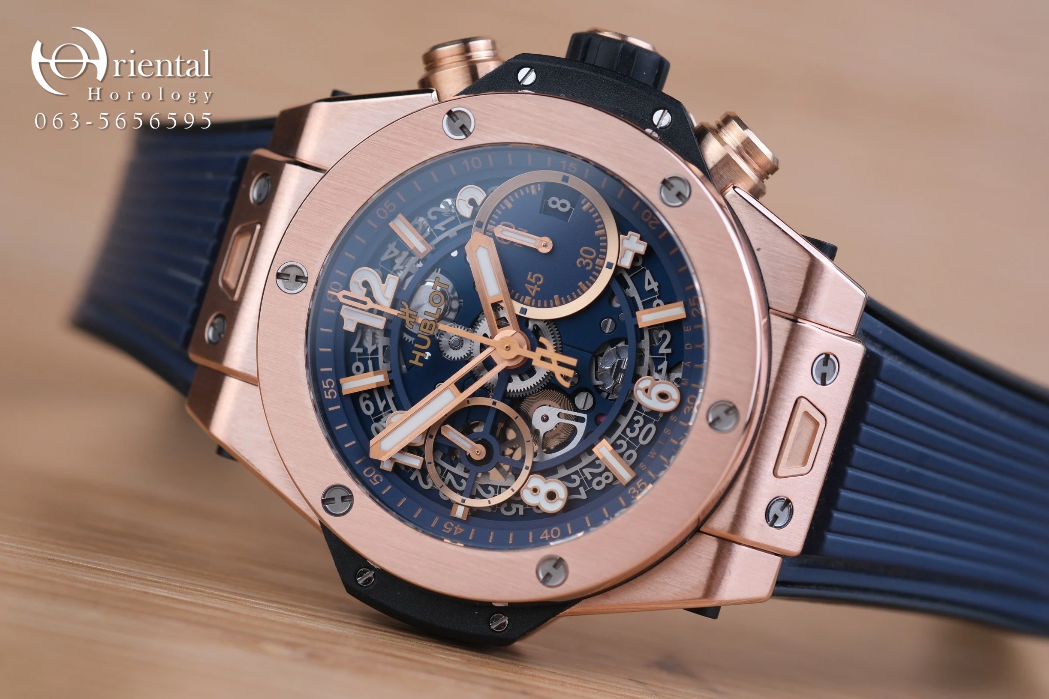 Hublot Unico King Gold Blue Dial