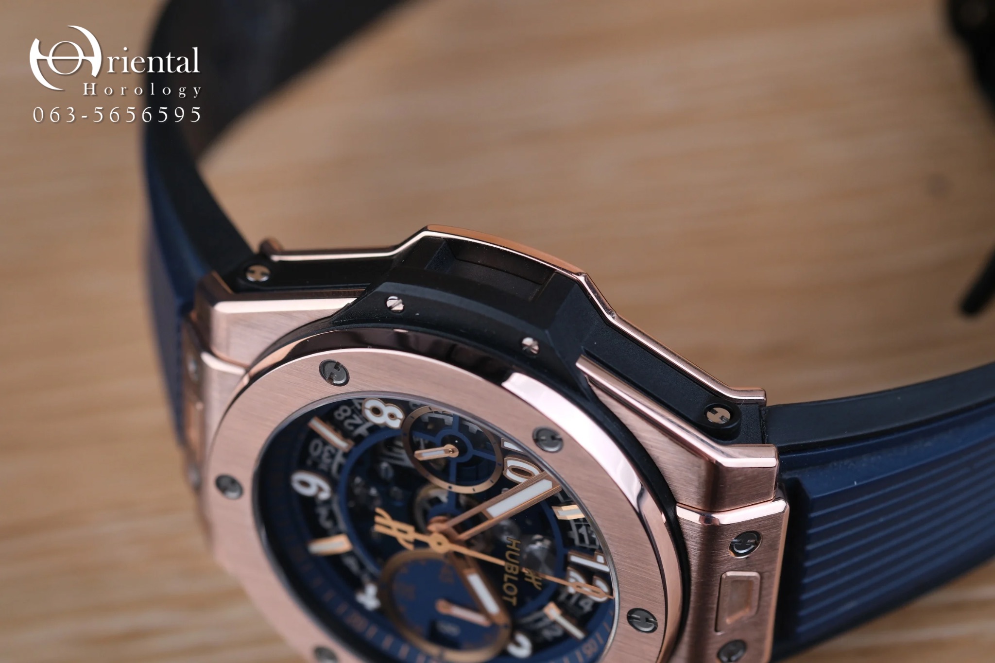 Hublot Unico King Gold Blue Dial - Image 5