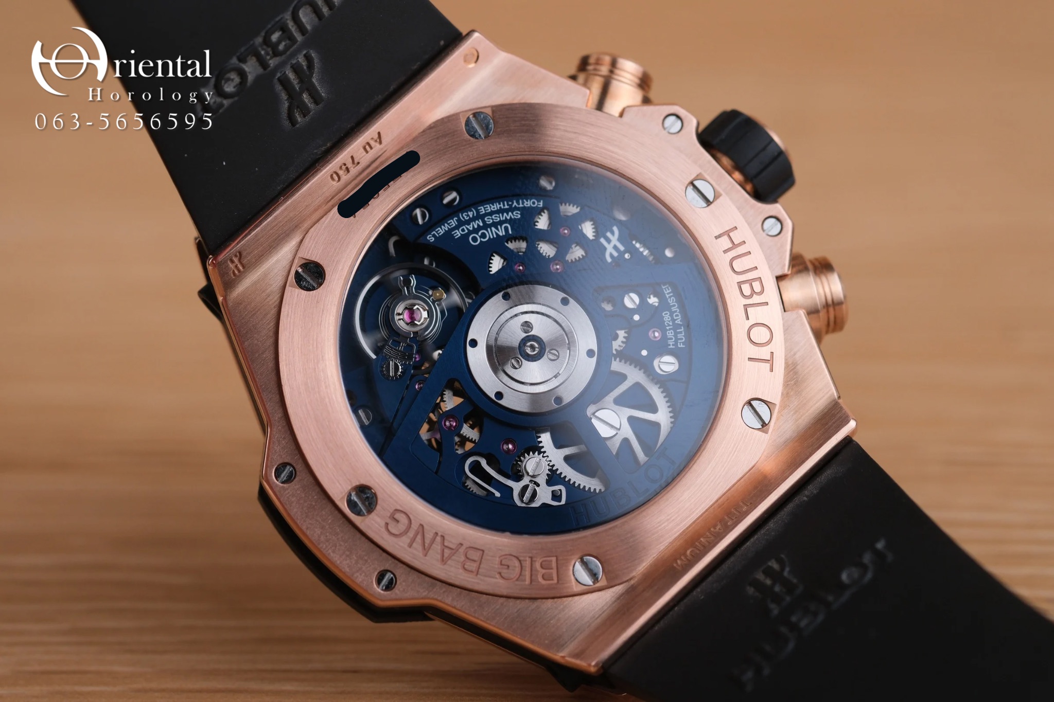Hublot Unico King Gold Blue Dial - Image 8